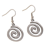 Accessoires Pendentif et Boucles d'Oreilles Spirales en Acier Inoxydable