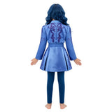 Déguisement Enfant Chloe Descendants: Wicked Wonderland(2026) Film Cosplay Tenue Bleue
