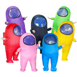 Déguisement Adulte Gonflable d'Extraterrestre Coloré Pour Halloween