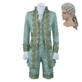 Déguisement Louis XIV Rétro Vert de Prince de Cour Victorien Costume