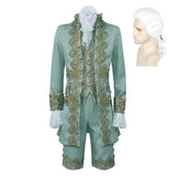 Déguisement Louis XIV Rétro Vert de Prince de Cour Victorien Costume