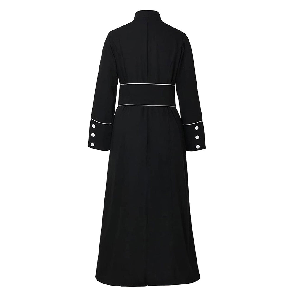 Costume De Prêtre Romain - Soutane Médiévale Pour Homme - Parfait Pour Fêtes à Thème, Halloween Et Carnaval