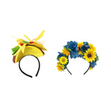 Accessoire Adulte Serre-tête Taco/Tournesol pour Carnaval Mexicain