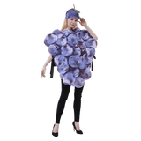 Déguisement Fruits Raisin, Avocat, Fraise Amusant Costume 3 Pièces Pour Halloween