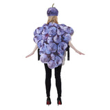 Déguisement Fruits Raisin, Avocat, Fraise Amusant Costume 3 Pièces Pour Halloween