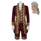 Déguisement Louis XIV Rétro Rouge de Prince de Cour Victorien Costume