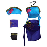 Déguisement Adulte KPop Demon Hunters Huntrix Rumi Mira Zoey Maillot de Bain Costume