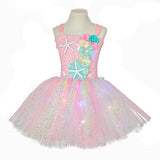 Déguisement Fille Etoile de Mer TuTu Robe LED Pour Carnaval