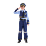 Déguisement Enfant Zootopia Judy/Nick Police Robe/Uniforme Bleue Costume d'Halloween