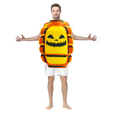 Déguisement Adulte Grenade Citrouille Costume Orange pour Halloween