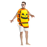 Déguisement Adulte Grenade Citrouille Costume Orange pour Halloween