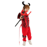 Déguisement Enfant Tenue de Diablotin Punky Costume pour Halloween