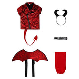 Déguisement Enfant Tenue de Diablotin Punky Costume pour Halloween