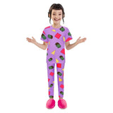 Déguisement Enfant Huntrix Rumi Mira Zoey Pyjama Costume pour Halloween Carnaval