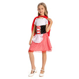 Déguisement Fille Le Petit Chaperon Rouge Tenue Rouge Costume