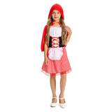 Déguisement Fille Le Petit Chaperon Rouge Tenue Rouge Costume