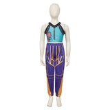 Déguisement Enfant KPop Demon Hunters Zoey Tenue Bleue Costume d'Halloween