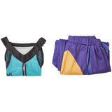 Déguisement Enfant KPop Demon Hunters Zoey Tenue Bleue Costume d'Halloween