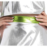 Déguisement Femme Alien Robe Argentée Costume Pour Halloween