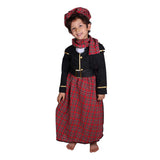 Déguisement Enfant Kilt Tenue Set Écossais pour Fille/Garçon Costume