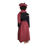 Déguisement Enfant Kilt Tenue Set Écossais pour Fille/Garçon Costume