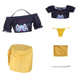 Déguisement Adulte KPop Demon Hunters Huntrix Rumi Mira Zoey Maillot de Bain Costume