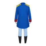 Déguisement Adulte Père Fondateur Tenues Rouge et Bleue Costume Colonial pour Halloween Carnaval