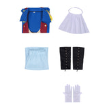 Déguisement Adulte Père Fondateur Tenues Rouge et Bleue Costume Colonial pour Halloween Carnaval