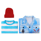 Déguisement Enfant Mr. Smee Descendants: Wicked Wonderland(2026) Film Cosplay Combinaison Bleue