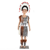 Déguisement Enfant Costume d'Homme des Cavernes pour Halloween