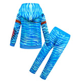 Déguisement Enfant Avatar Jake Sully Neytiri Ensemble de Sweat-shirt+Masque Costume
