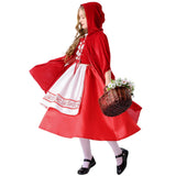 Déguisement Fille Le Petit Chaperon Rouge Robe Costume pour Halloween Carnaval