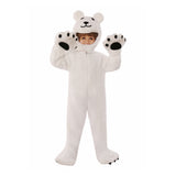 Déguisement Enfant Ours Blanc Combinaison Costume pour Halloween