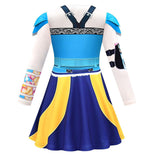 Déguisement Enfant KPop Demon Hunters Huntrix Rumi Mira Zoey Robe+Pantalon+Sac Costume en 3pcs