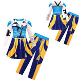 Déguisement Enfant KPop Demon Hunters Huntrix Rumi Mira Zoey Robe+Pantalon+Sac Costume en 3pcs