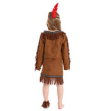 Déguisement Fille Indiens Indigènes Aborigène Tenue Costume d'Halloween