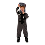 Déguisement Enfant Dinosaure Combinaison Noir pour Halloween