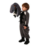 Déguisement Enfant Dinosaure Combinaison Noir pour Halloween