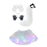 Déguisement Fille Renard Tutu Robe/Accessoire pour Halloween Carnaval