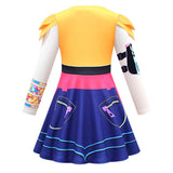 Déguisement Enfant KPop Demon Hunters Huntrix Rumi Mira Zoey Robe+Pantalon+Sac Costume en 3pcs