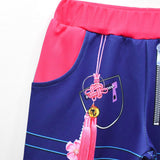 Déguisement Enfant KPop Demon Hunters Huntrix Rumi Mira Zoey Robe+Pantalon+Sac Costume en 3pcs