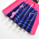 Déguisement Enfant KPop Demon Hunters Huntrix Rumi Mira Zoey Robe+Pantalon+Sac Costume en 3pcs