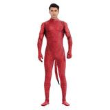 Déguisement Adulte Avatar Jake Sully Combinaison Verte/Rouge Costume d'Halloween