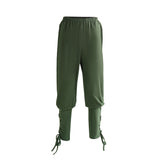 Déguisement Enfant Pirate Pantalon Viking Costume d'Halloween Noir/Brune/Vert/Rouge