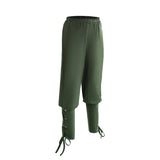 Déguisement Enfant Pirate Pantalon Viking Costume d'Halloween Noir/Brune/Vert/Rouge