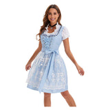 Déguisement Femme Robe Ensemble en Groupe 4 Pièces pour Oktoberfest