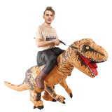 Déguisement Adulte Dinosaure Gonflable T-Rex Homme sur T- Rex Costume