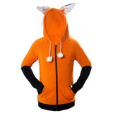 Déguisement Sweat Epais à Capuche avec Oreilles de Lapin Costume