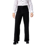 Déguisement 1970s Homme Pantalon à Pattes d'Éléphant Costume Vintage pour Halloween Carnaval