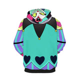 Déguisement Hazbin Hotel 2(2025) Vox/Fizzarolli Sweat-shirt à Capuche/Zip Costume d'Halloween